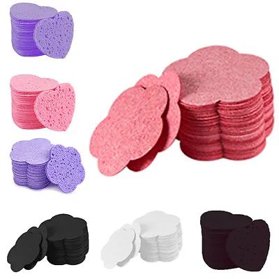 10pcs Bulk Compressed Facial Sponges Face Cleansing Washing Pad Face Care DR • £6.18