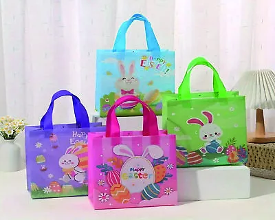 Easter Gift Bags Easter Bunny Bag Easter Egg Hunt Bags Party Treats Candy Bags • £2.99