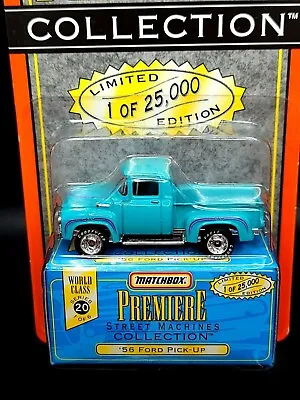 MATCHBOX PREMIERE COLLECTION SERIES #20 '56 FORD - PICK-UP Blue • $6