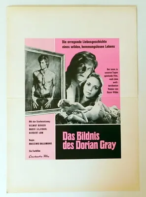 Marie Liljedahl THE EVILS OF DORIAN GRAY Original Vintage Poster 1970 Small Size • $29.95