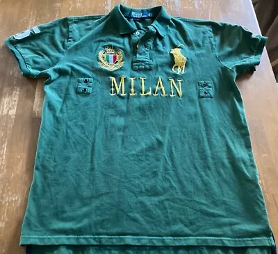 Polo Ralph Lauren Custom Fit Milan Polo Shirt SZ 4XL - Women's Dark Green EUC • $36