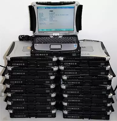 £1210.10 • Buy Lot Of 15x Panasonic Toughbook CF-19 Rugged Intel Core Duo 500GB-HDD LowHours
