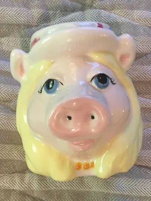 Miss Piggy Henson Muppets Mug Ceramic Cup Planter • $20