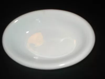 Antique White Ironstone~ Alfred Meakin~ Oval Side Dish ~Farmhouse Chunky Chic! • $18