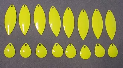 8 -Sets 1 Side Painted Chart. #4 1/2 Willow Leaf & #3 Colorado Spinnerbait Blade • $8.39