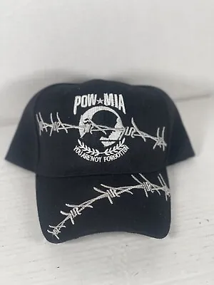 Pow Mia POWMIA Prisoner You Are Not Forgotten Military Hat Cap Barbed Wire • $10