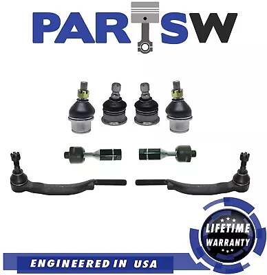 8 Pc Inner & Outer Tie Rods Upper Lower Ball Joints For 03-09 Chevy Trailblazer • $45.75