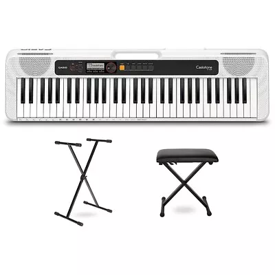 Casio Casiotone CT-S200 Keyboard With Stand And Bench White • $203.99