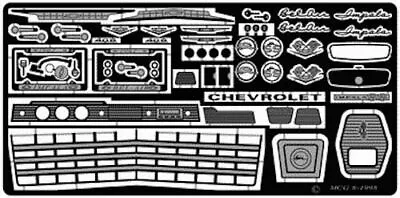 Model Car Garage Photo-Etched Detail Set 1/25 1962 Chevy Impala SS MCG-2127 • $18.99