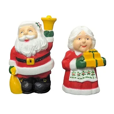Vintage- 1986 McCrory Corp Mr. And Mrs. Claus Salt And Pepper Shakers Hong Kong • $8.24