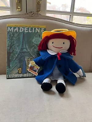  Madeline Plush Doll 16 Inches 75th Anniversary Edition With Hardcover Book Set • $40