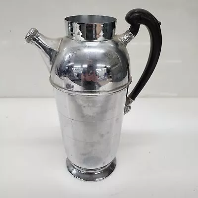 Vintage Krome-kraft Farber Bros. Decanter Cocktail Shaker Barware • $9.99