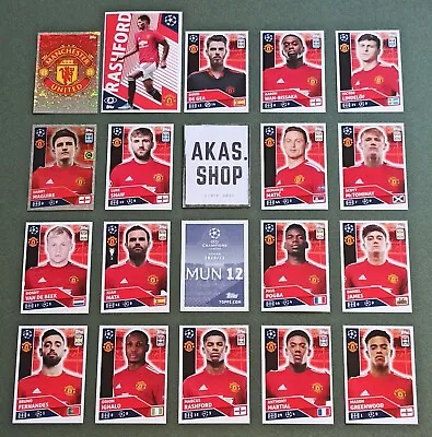 2020/2021 Manchester United MUN 1 - MUN 18 Champions League Topps Selection 20 21 • $2.15