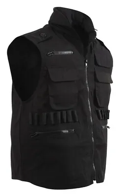 Military 8 Pocket Tactical Ranger Vest W/Hood • $47.99