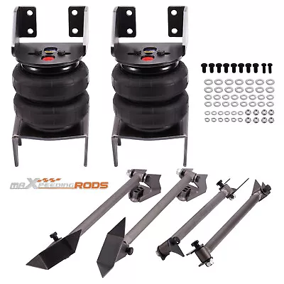 Weld On Triangulated 4 Link Suspension Kits Bars 2500 Bags Side Frame Mounts • $265.99