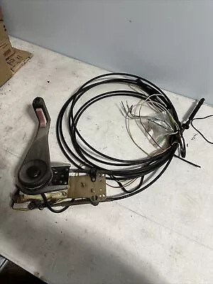 Volvo Penta OMCSX Side Mount Single Boat Shifter With Trim Tilt Switch Used • $150