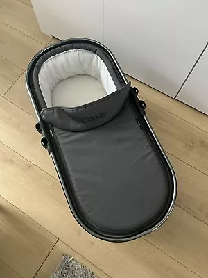 ICandy Peach 3 Carrycot In MOONLIGHT Space Gray VGC • £30