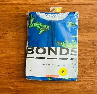 Bonds Baby Crocodile Blue Zip Wondersuit Size 2 BNIP • $35