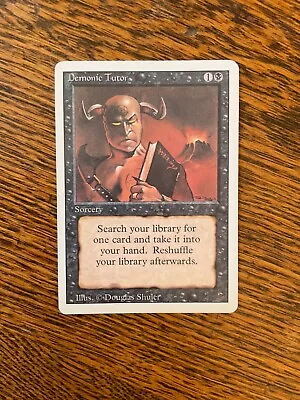 Unplayed Excellent Revised Demonic Tutor (Magic MTG) • $23.50