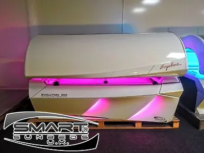 Ergoline Evolution 500 Sunbed Tanning Bed Mist Lie-down Sun Bed UK Led Pink • £5499