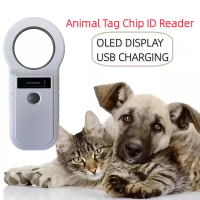 Pet Dog Cat Tag ID Reader Animal EMID ISO Chip Scanner Microchip Identification • $17.72