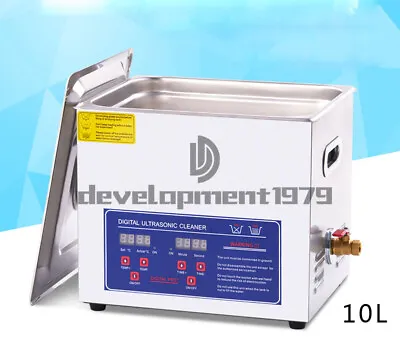 ONE 10L Industry Jewelry Ultrasonic Cleaner Dental Digital Time Heater 240W • $440.08