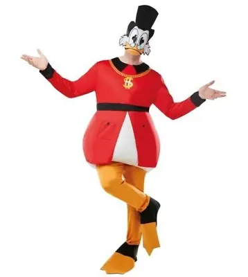 Scrooge McDuck Deluxe Adult Costume - Men's Standard Fancy Dress Outfit Dress Up • £24.99