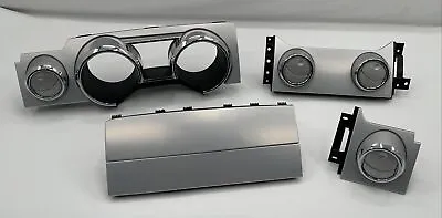 2005-2009 Ford Mustang Silver Cluster Bezel Dash Vents Cover Trim Set Oem • $170.99