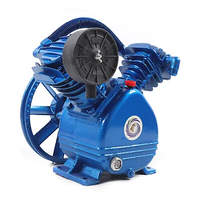 Air Double Stage Air Compressor Pump Head 3HP 175 Psi V Style 2 Cylinder NEW • $204.25