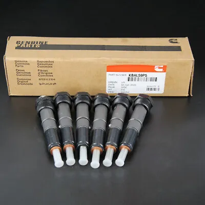 6Pcs Fuel Injector KBAL59P5 For Cummins 1989-1993 Dodge Ram 5.9L 6BT Diesel • $118.79