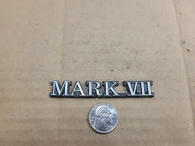 Lincoln OEM Mark VII 7 Vintage 3 3/8  Emblem Badge Logo Name E4LB-6342550-AA • $22.99