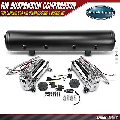 580 Air Suspension Compressor For 5 Gallon Air Tank 180psi Off Pressure Switch • $239.99