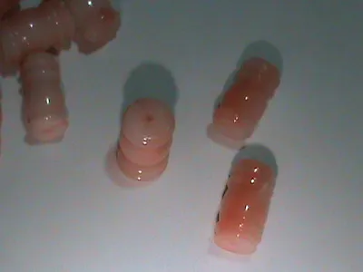 Super Vintage Angel Coral Carved Garden Bench Beads 15 Pcs NICE! • $21.95