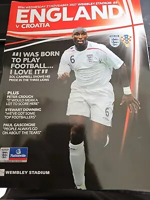 £5.65 • Buy UEFA European Championship Qualifier - England V Croatia - 21st November 2007