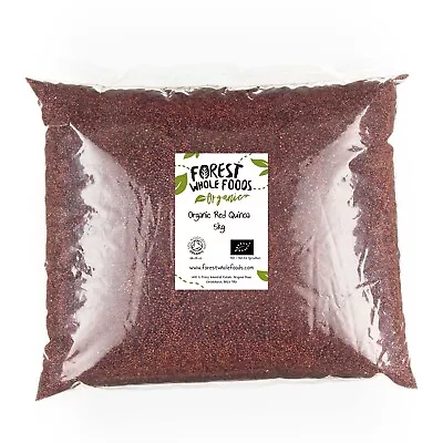 £34.98 • Buy Organic Red Quinoa 5kg -Forest Whole Foods