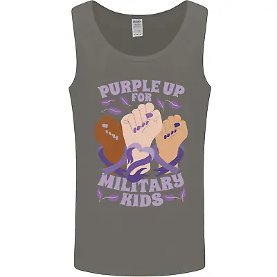 Purple Up For Military Kids Army Brats Mens Vest Tank Top • $22.04