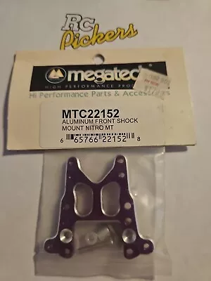 Megatech MTC22152 HPI Purple Front Shock Mount Nitro RS4 MT Aluminum (P1) • $69.99