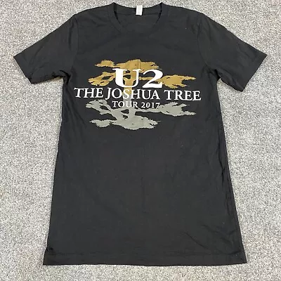 U2 Joshua Tree T-shirt Small Black 2017 Tour Double Sided Unisex • $29.90