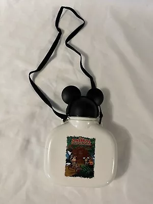 Mickey Ears Icon Disney Animal Kingdom Canteen Sipper Safari Water Bottle Straw  • $7