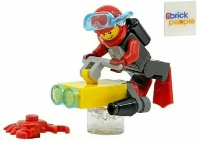 $6.99 • Buy LEGO City: Scuba Diver With Underwater Scooter And Crab