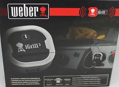 Weber IGrill3 IGrill 3 Bluetooth Thermometer Genesis IILXSpirit 2 Gas Grills • $40