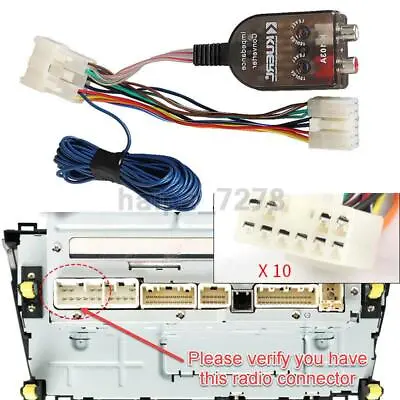 Add Amplifier Radio Subwoofer Wire For Toyota Tacoma FJ Cruiser 4Runner Sequoia • $17.98