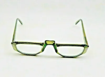 Vintage Opaque Green Christian Dior Half Eye Reader Eye Glasses Frame With Case • $59.99