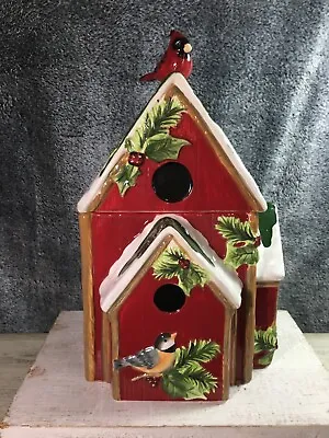 Cracker Barrel -Susan Winget  A Christmas To Remember  Cardinal Cookie Jar • $39.99