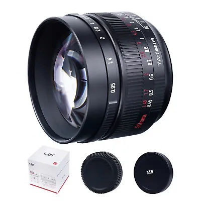 $208.99 • Buy 7artisans 50mm F0.95 Large Aperture Lens For APS-C Nikon Z Mount Z5 Z6 Z6II Z7