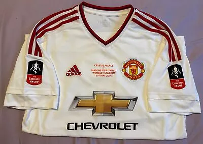 Rare Manchester United FA Cup Final 2016 Away Football Shirt  - Medium • £70