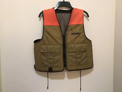 Stearns Fishing Flotation Vest Adult XX-Large 50-52” Chest Type III PFD #BS-3 • $29.95