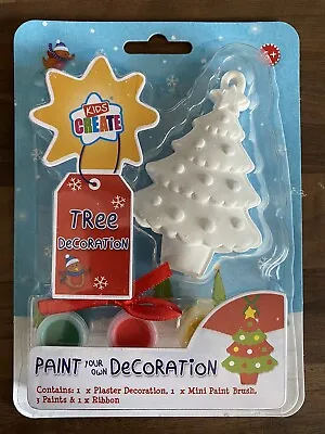 Kids Create Paint Your Own Christmas Tree Decoration  Xmas Tree • £3.89