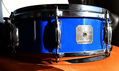 Gretsch USA Custom Vinnie Colaiuta Signature Snare. 5  X 14  Blue Lacquer NEW! • $999.99