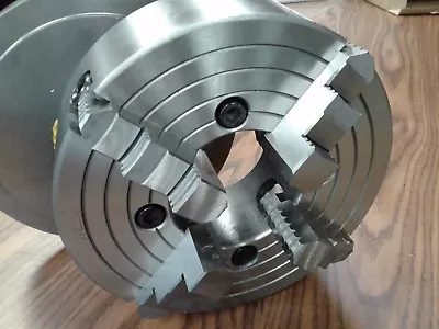 10  4-JAW LATHE CHUCK W. Independent  Jaws W. L0 Semi-finished Adapter #1004F0 • $299